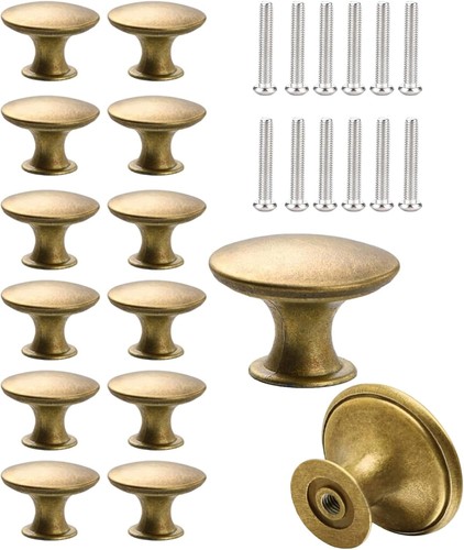 Schrankknauf vintage messing - schrankknauf,