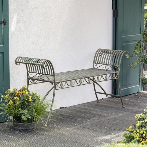 Metall garten bank sitzer - garten,