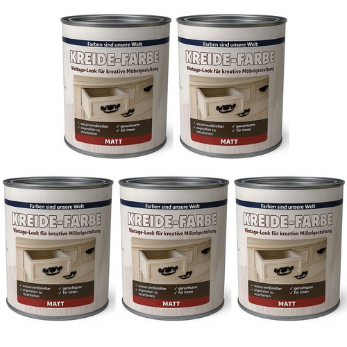 Kreidefarbe holz grau - holz, 750ml