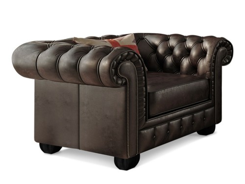 Chesterfield sessel echtleder - chesterfield,