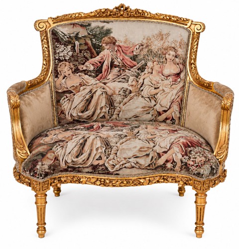 Barock rokoko sofa gobelin - barock,
